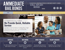 Tablet Screenshot of ammediatebailbonds.com